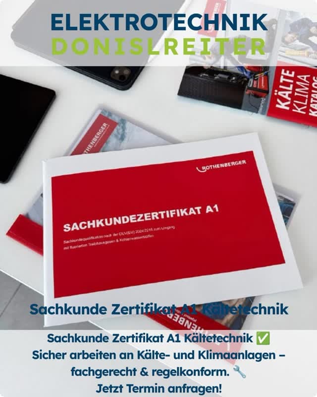 Damit dürfen wir sicher, fachgerecht und gesetzeskonform an Kälte- und Klimaanlagen arbeiten – inklusive Umgang mit Kält
