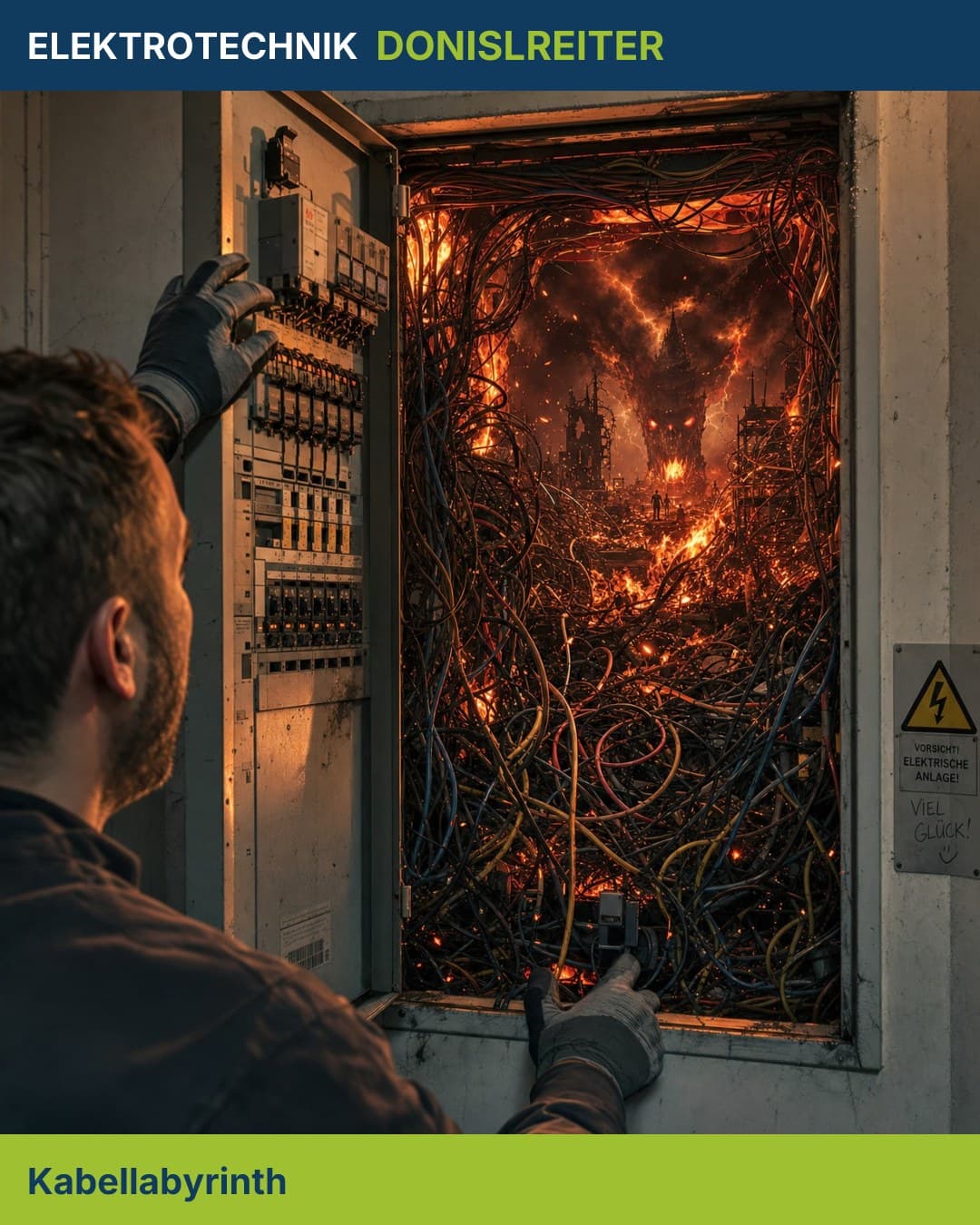 Im Kabellabyrinth den Überblick behalten – das ist unser Job. 🔌

Was auf den ersten Blick chaotisch wirkt, folgt einem 